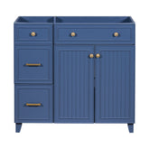 AISU 36" Blue Bathroom Vanity(Sink not included)