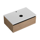 AISU 30"(29-1/2") Wall-Mounted Bathroom Vanity & 1-Soft-Close Drawer (Excluding Sink)