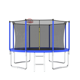 AISU 12FT Trampoline for Kids & Adults with Basketball Hoop and Ball