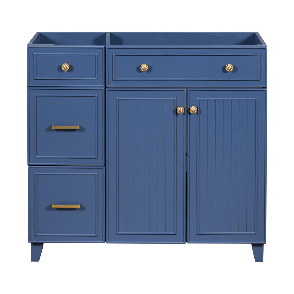 AISU 36" Blue Bathroom Vanity(Sink not included)