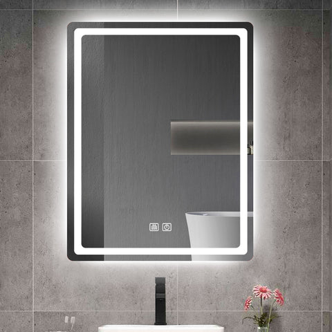31" LED-Badezimmerspiegel, Hintergrundbeleuchtung mit ANTI-FOG