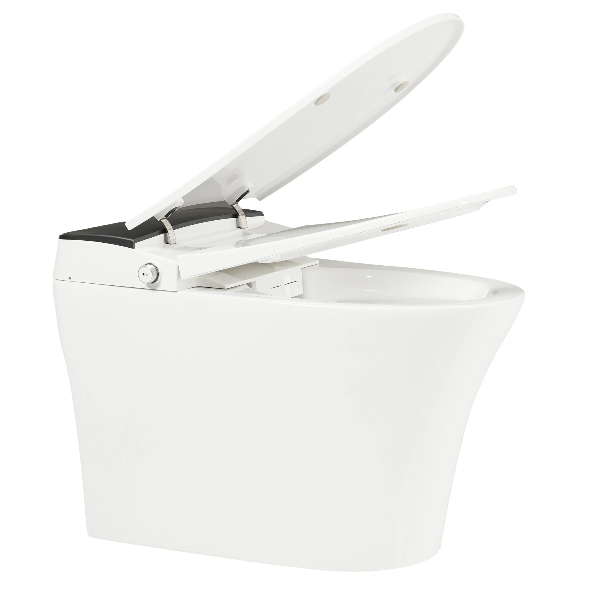AISU Smart-Toilette mit Fußsensor-Spülung, blauem Nachtlicht, weiß