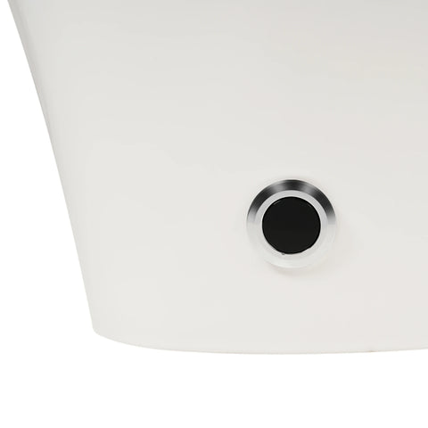 AISU Smart-Toilette mit Fußsensor-Spülung, blauem Nachtlicht, weiß