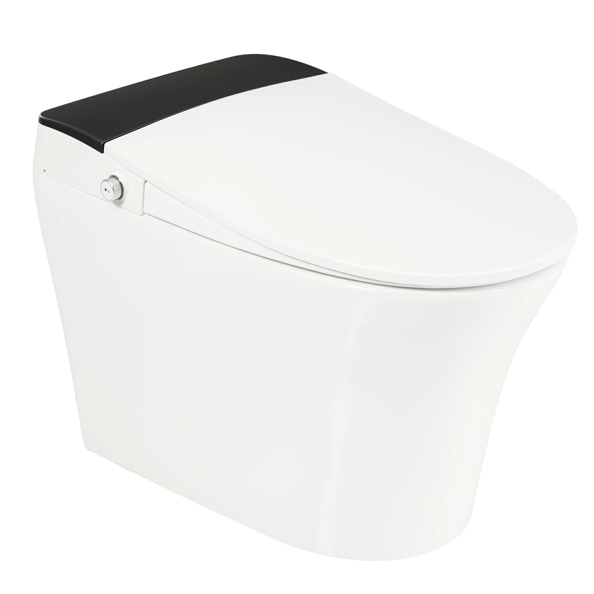 AISU Smart-Toilette mit Fußsensor-Spülung, blauem Nachtlicht, weiß