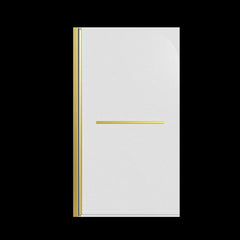 31 in. W * 55 in. H Frameless Shower Doors for Bathtub, 1/4" (6mm) Thick SGCC Tempered Glass, Brushed Gold