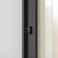 56-60"x70" Aluminum Frame Double Sliding Shower Door, Bypass Bathroom Sliding Door with Premium 5/16" (8mm) Clear Tempered Glass, Matte Black Finished