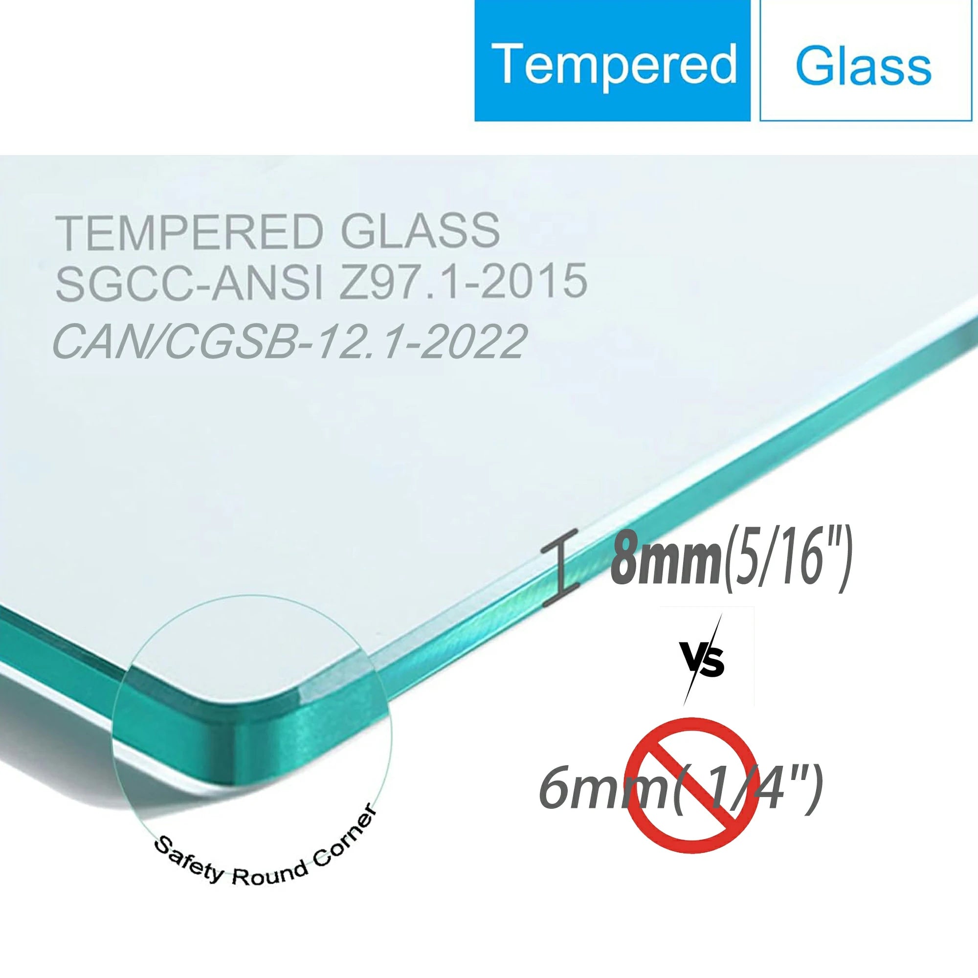 Porte de douche coulissante sans cadre (56 à 60 po l x 76 po H), verre trempé de qualité supérieure de 8 mm d'épaisseur, finition nickel brossé avec tampon