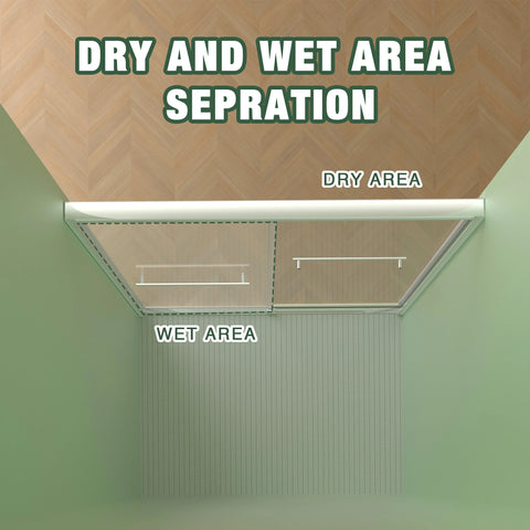 AISU 56-60"x70" Aluminiumrahmen, doppelte Schiebetür für Dusche, Bypass-Schiebetür für Badezimmer mit hochwertigem 5/16" (8 mm) klarem gehärtetem Glas, Chrombeschläge, Schiebetür aus Glas, verchromt