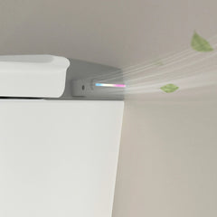 AISU Smart Bidet Toilet with Remote Control.Raised Tankless Toilet with LED Display