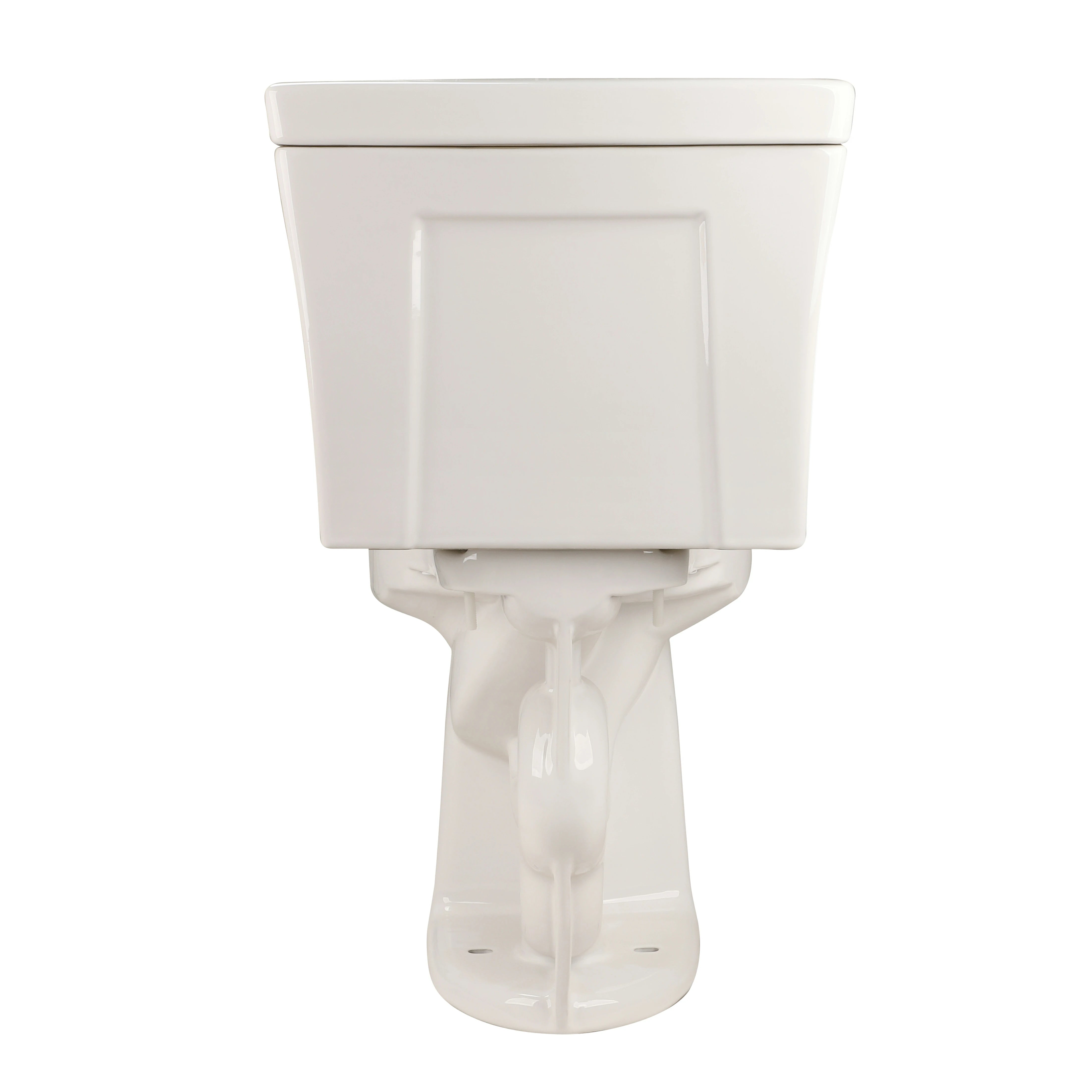 AISU 1,28 GPF Tornado Flush Zweiteilige Toilette für Badezimmer, Siphonic Side Press Single Flush, 17" ADA Comfort Chair Height Seat, S-Trap 12", randlose Schüssel mit sanft schließendem Sitz, benutzerfreundlich, glänzend weiß