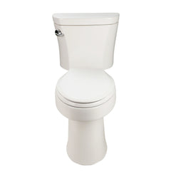 AISU 1.28 GPF Tornado Flush Two-piece Toilet for bathrooms, Gloss White
