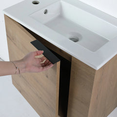 AISU 22" Bathroom Vanity with Sink for Small Bathroom
