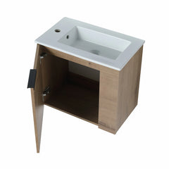 AISU 22" Bathroom Vanity with Sink for Small Bathroom