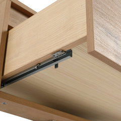 AISU 30" Modern Wall-Mounted Bathroom Vanity with Resin Sink and Side Cabinet, Imitative Oak