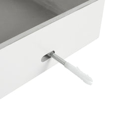 AISU 30" Modern Wall-Mounted Bathroom Vanity with Resin Sink and Side Cabinet, Imitative Oak