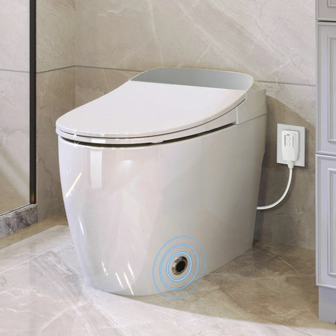 AISU Smart-Toilette mit beheiztem Sitz, einteilig, Weiß