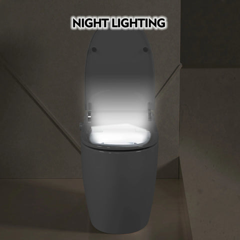 AISU Smart-Toilette mit beheiztem Sitz, einteilig, Weiß