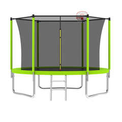 AISU 8FT Trampoline Green