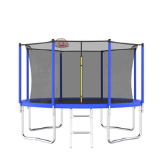 AISU 12FT Trampoline for Kids & Adults with Basketball Hoop and Ball