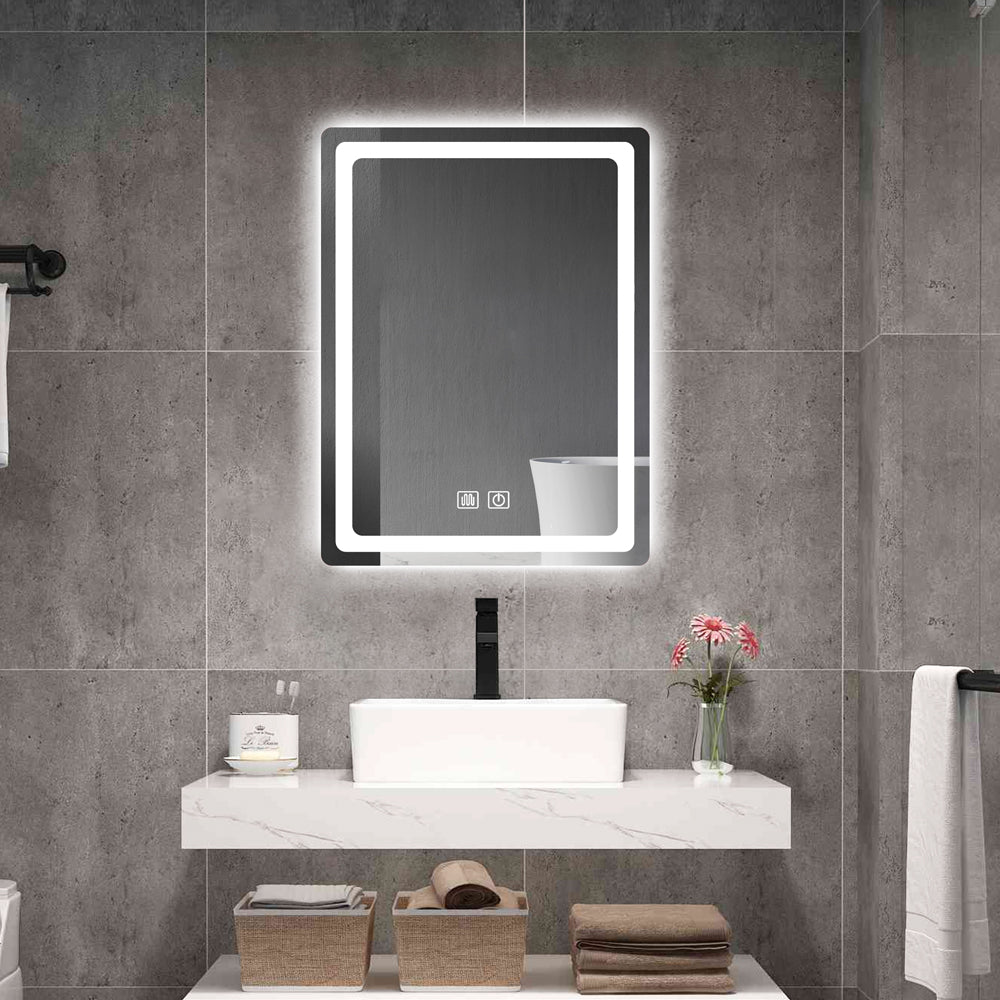 31" LED-Badezimmerspiegel, Hintergrundbeleuchtung mit ANTI-FOG